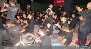 مراسم سوگواری جوانان عاشورایی در اشکفتک
