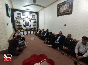 تجلیل از خانواده سردار شهید مدافع حرم سیدجاسم نوری