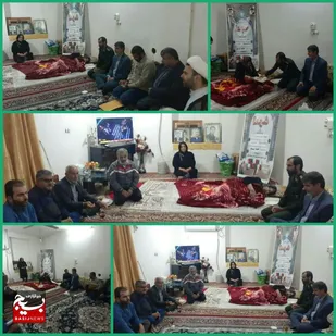 یادواره خانگی شهید محمدرضا مومنی در شوش