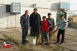 خانه خدا را با دست&zwnj;های خود  آراستیم