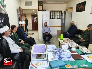 حضور مسئولین دفتر نمایندگی، ولی فقیه سپاه شاهرود در دفتر خبرگزاری بسیج