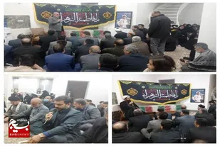 پایان روضه های خانگی فاطمیه درمنزل شهید محمد صیادی