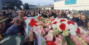 پیکر شهید امنیت علی&zwnj;نژاد در رشت تشییع شد