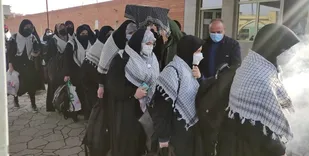 اعزام ۴۰ نفر از بسیجیان دلیجان به مناطق عملیاتی کرمانشاه