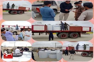 پیش قدم شدن گروه های جهادی برای رفع کمبود مخزن آب در روستای تران