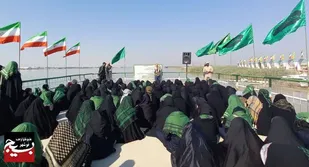زیارت کاروان راهیان نور دانش آموزان نوشهری از مقتل شهدا