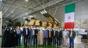 بازدید از نمایشگاه دائمی توانمندی&zwnj;های راهبردی نیروی هوافضای سپاه
