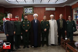دیدار فرمانده سپاه استان و مسئول نماینده ولی فقیه در سپاه حضرت عباس(ع) استان اردبیل
با مدیرکل دادگستری به مناسبت انتخاب به عنوان مدیر برتر ملی