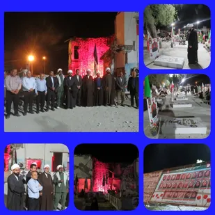 بازدید مسئولان شهرستان پارسیان از مدرسه شجره طیبه میناب و گلزار شهدای این شهرستان