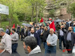 راهپیمایی روز جهانی قدس در بخش آسارا کرج برگزار شد