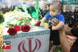 مراسم سومین شب قدر با حضور شهید گمنام در خورموج