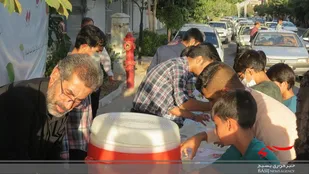 برپایی موکب پذیرایی عید غدیر در شهرکرد