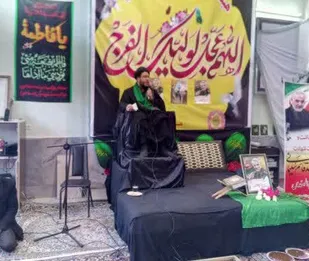 مراسم بزرگداشت شهید سپهبد قاسم سلیمانی در روستای دوشخراط خوانسار