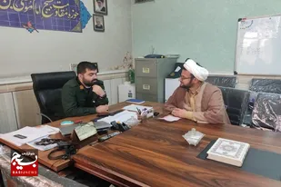 جلسه مشترک فرمانده حوزه برادران سرخه با فرمانده پایگاه محله آل یاسین تشکیل شد