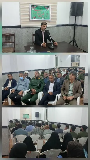 نشست جهاد تبیین با حضور معاون سیاسی سپاه امام سجاد(ع) در بندزرک میناب برگزار شد