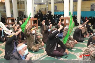 اجتماع بسیجیان شهرستان سامان