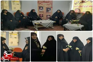 بسیجیان پایگاه آسیه سرخه با فرمانده حوزه کوثر دیدار کردند