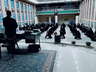 برگزاری کلاس تبدیل عضویت بسیجیان حوزه مقاومت خدیجه الکبری (س) میبد