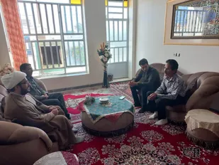 سرکشی از خانواده شهداو جانبازان سادات در ایام عید غدیر