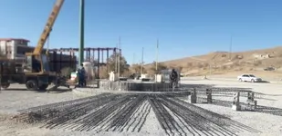 ساخت المان شهدای گمنام در شهر فرادنبه