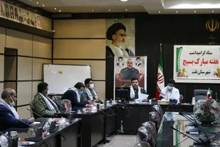 مراسم ازدواج 20 زوج جوان در هفته بسیج /برپایی نمایشگاه اقتصاد مقاومتی در شهرستان تفت و روستاها