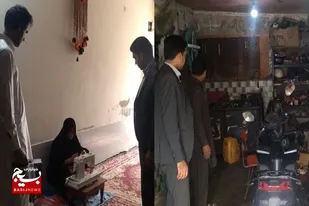 بازدید رئیس اداره کمیته امداد کنارک از طرح های اشتغال در شهرستان کنارک