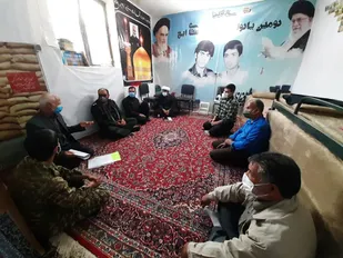 سرکشی فرماندهی سپاه ناحیه سرخه از پایگاه شهدای روستای ایج