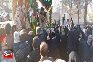 مراسم استقبال و ورود شهید گمنام به شهرستان نهاوند