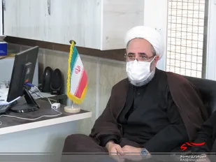 بازدید مسئول نمایندگی ولی فقیه در سپاه عاشورا از حوزه بسیج در باغ معروف