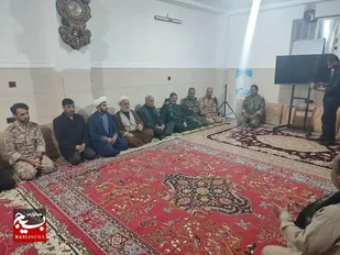 حضور فرمانده سپاه سلمان در پایگاه شهید خانی بندانی