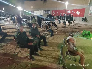 حضور شورای حوزه مقاومت بسیج فتح در مراسم سالگرد شهید سعید قهاری
