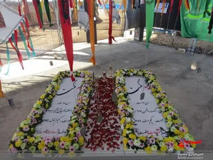 مراسم سومین سالگرد تدفین شهدای گمنام شهر زاویه