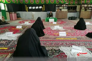 عزاداری بسیجیان پایگاه&zwnj;های حوزه حضرت خدیجه (س) همدان در ماه محرم