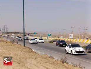 سفر&zwnj;های نوروزی و ترافیک محور شاهرود میامی+ تصاویر