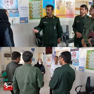 دیدار و تجلیل جانشین ناحیه گتوند از پرستاران به مناسبت هفته سلامت