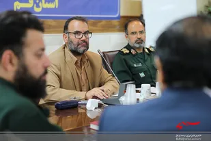 کارگروه رفع موانع اشتغال سربازان وظیفه سپاه استان قم برگزار شد+تصاویر