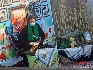 گرامیداشت یاد و خاطره ۱۸ شهید روستای جنت آباد قم