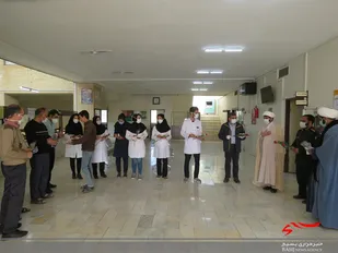 آیین تجلیل از کادر درمان مرکز خدمات جامع سلامت شهر هرند
