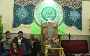 جلسه تفسیر قرآن و کلنگ زنی مسجد امام باقر (ع) شاهرود