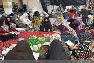 ختم 15000 صلوات به نیابت شهدای شاهچراغ در سرخه انجام شد