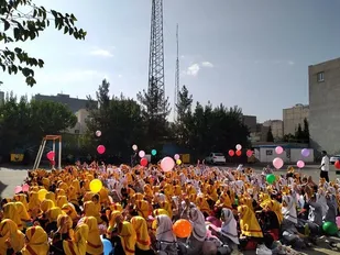 جشن روز جهانی کودک در مدرسه شهید دیالمه