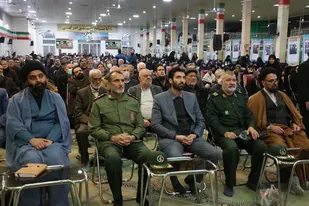 مراسم سومین سالگرد شهادت حاج قاسم در شاهین شهر