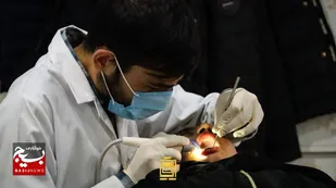 اردوی جهادی دانشجویان علوم پزشکی زنجان در شهرستان صائین قلعه  برگزار شد