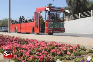 اتوبوس گردشگری در خدمت میهمانان نوروزی