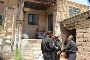 دیدار مسئول بسیج مساجد و محلات کشور با رزمندگان در لردگان