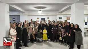 نمایشگاه آثار هنری معلولین و سالمندان در قزوین برگزار شد
