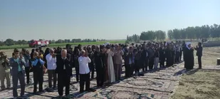 نماز باران در کهنوج اقامه شد