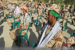 بزرگداشت چهلمین سالگرد دفاع مقدس و روز سرباز در تیپ انصارالحسین(ع) همدان