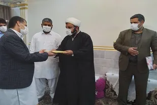 دیدار مسئولان شهرستان دلگان با سردار لالبخش بامری جانباز و رزمنده دوران دفاع مقدس