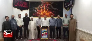 دیدار با خانواده شهید جبار منصوری در حوزه مقاومت بسیج شهید فرجوانی